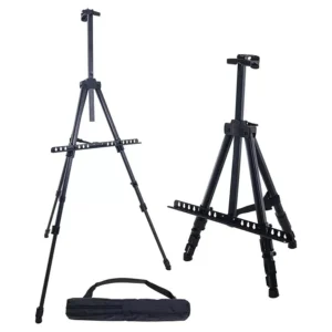 Foldable Black Aluminium Tripod Easel Artist Art Painting stand