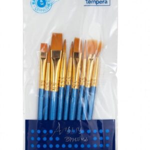 Giorgione Nylon Artist Brush Set G-6040A (6 Pieces)