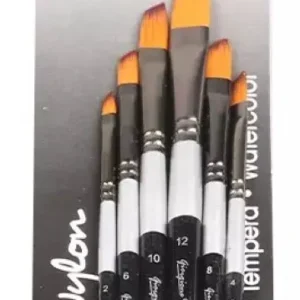 Giorgione Nylon Artist Brush Set G-6040A (6 Pieces)