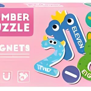 Number Puzzle Magnets