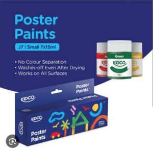 Poster paint 12 piece set