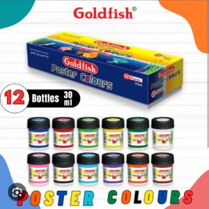 Goldfish conpany poster paint 12 color