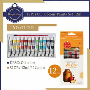 12Pcs Oil Colour Paints Set (12ml)