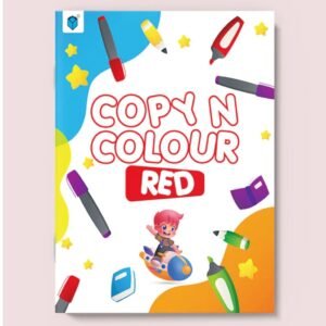 Copy N Colour Red Coloring Book