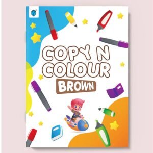 Copy N Colour Brown Coloring Book