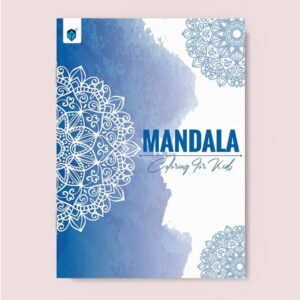 Mandala Art Coloring Book for Kids – Blue Edition