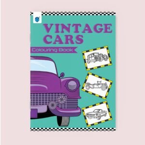 Vintage Cars Coloring Book for Kids
