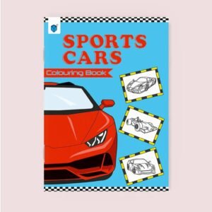 Sports Cars Coloring Book for Kids