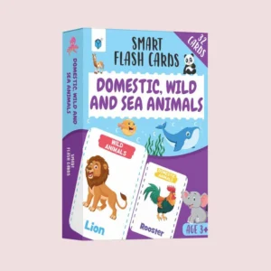 SMART FLASH CARDS DOMESTIC WILD AND SEA ANIMALS